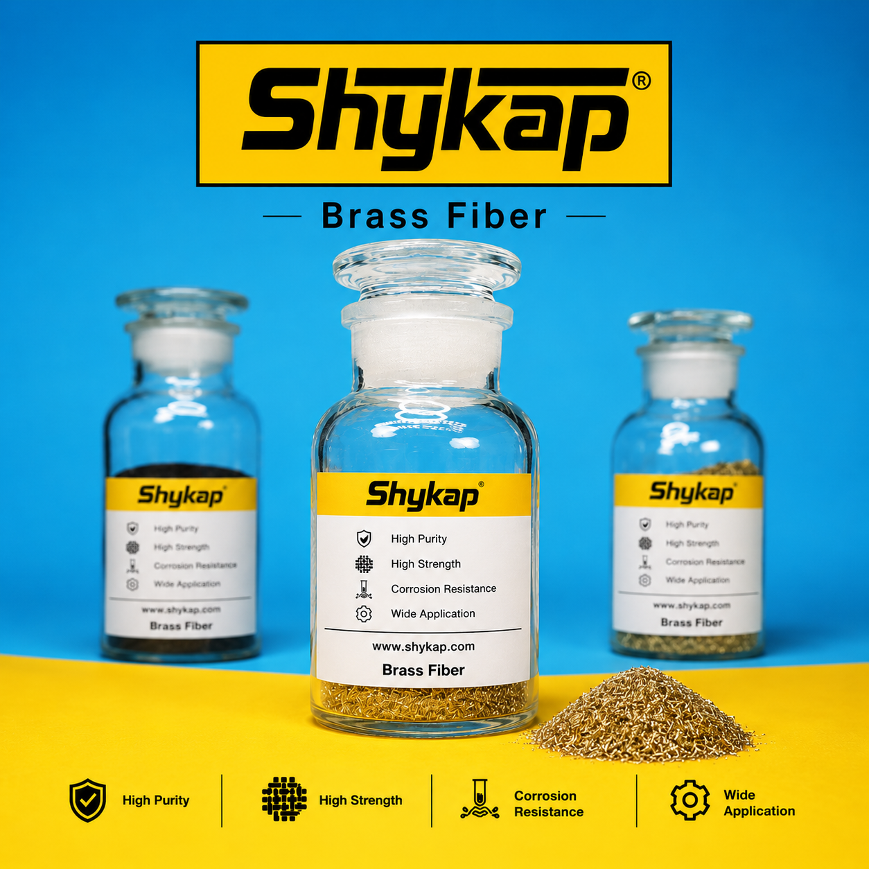 Brass Fiber – brake pad friction raw material