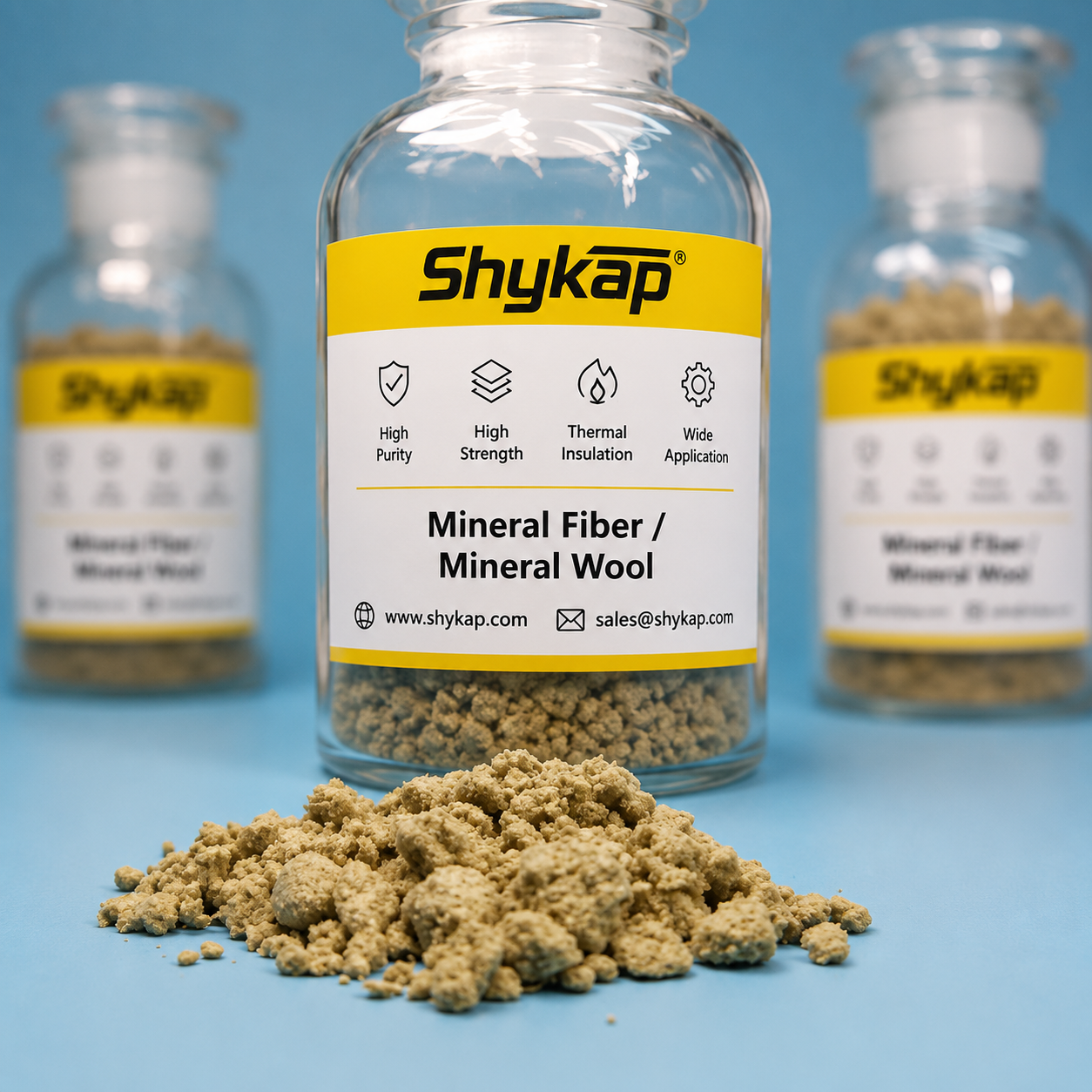 Mineral Fiber / Mineral Wool – brake pad friction raw material