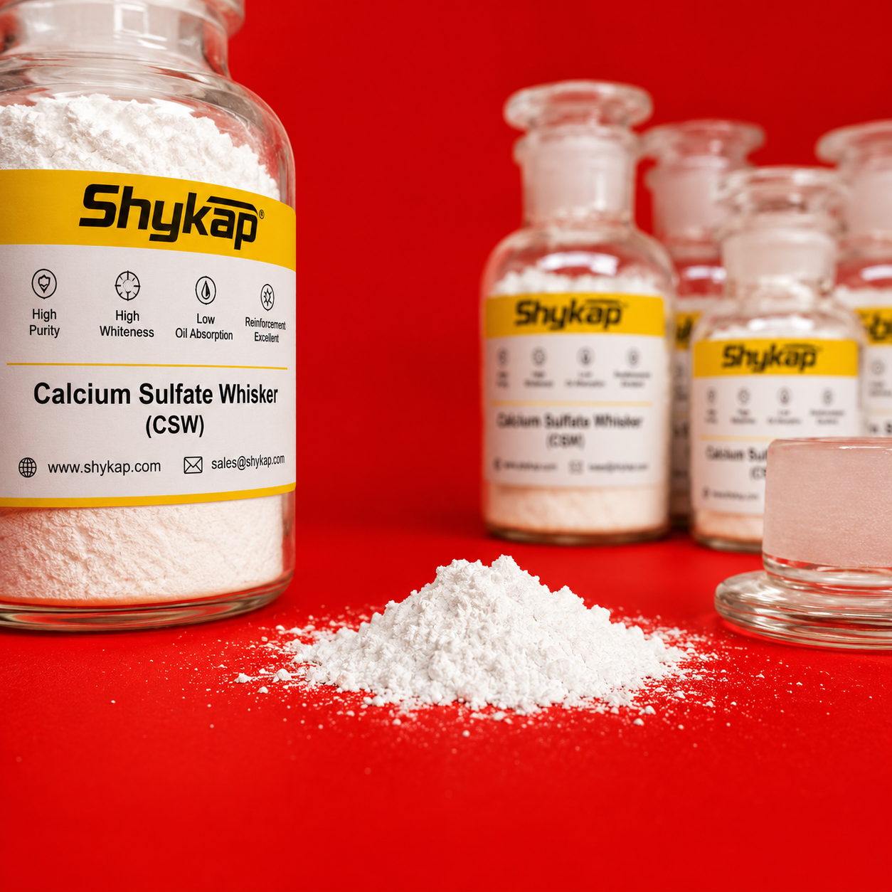 Calcium Sulfate Whisker (CSW) – brake pad friction raw material